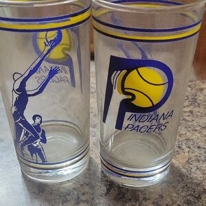 Indiana Pacers Glass Set - Blue and Yellow